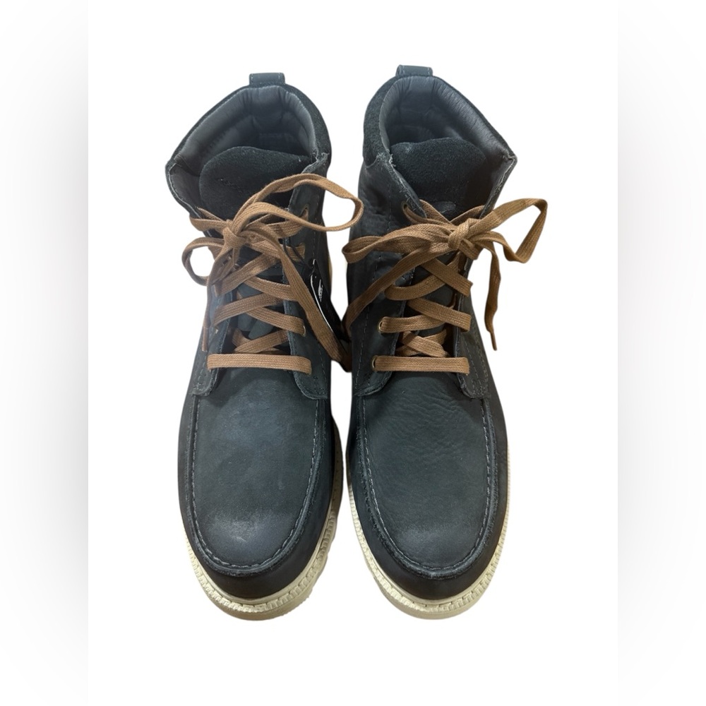 NWT! Sorel Men's Madson II Moc Toe Waterproof Boot in Coal
